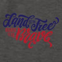 Land of the Free Because of the Brave Vector Backpack