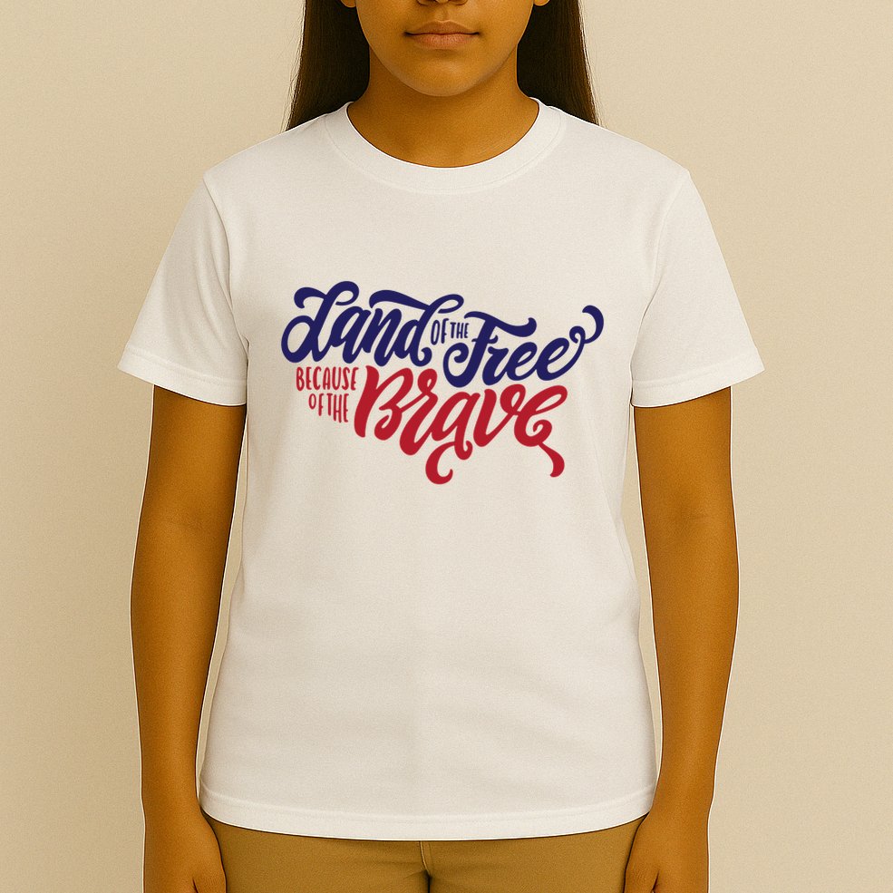 Land of the Free Because of the Brave T-Shirt