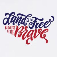 Land of the Free Because of the Brave Flatbill Hat