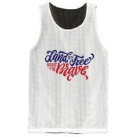 Land of the Free Because of the Brave Mesh Reversible Basketball Jersey Tank