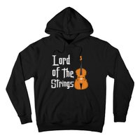 Lord Of The Strings Double Bass Musician Funny Orchestra Hoodie