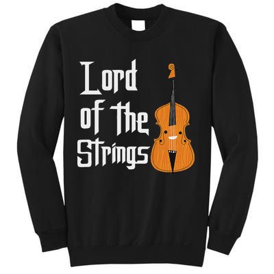 Lord Of The Strings Double Bass Musician Funny Orchestra Sweatshirt