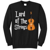 Lord Of The Strings Double Bass Musician Funny Orchestra Sweatshirt