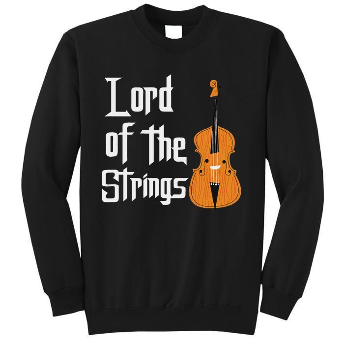 Lord Of The Strings Double Bass Musician Funny Orchestra Sweatshirt