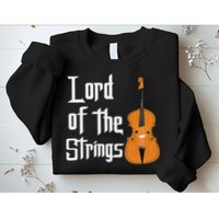 Lord Of The Strings Double Bass Musician Funny Orchestra Sweatshirt