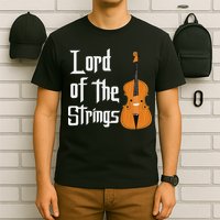 Lord Of The Strings Double Bass Musician Funny Orchestra T-Shirt