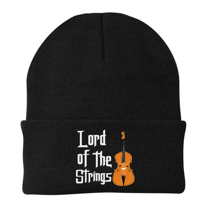 Lord Of The Strings Double Bass Musician Funny Orchestra Beanie
