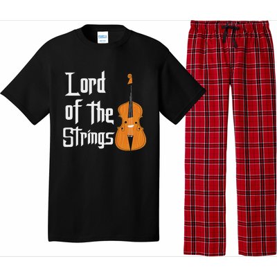 Lord Of The Strings Double Bass Musician Funny Orchestra Pajama Set