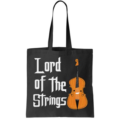 Lord Of The Strings Double Bass Musician Funny Orchestra Bag