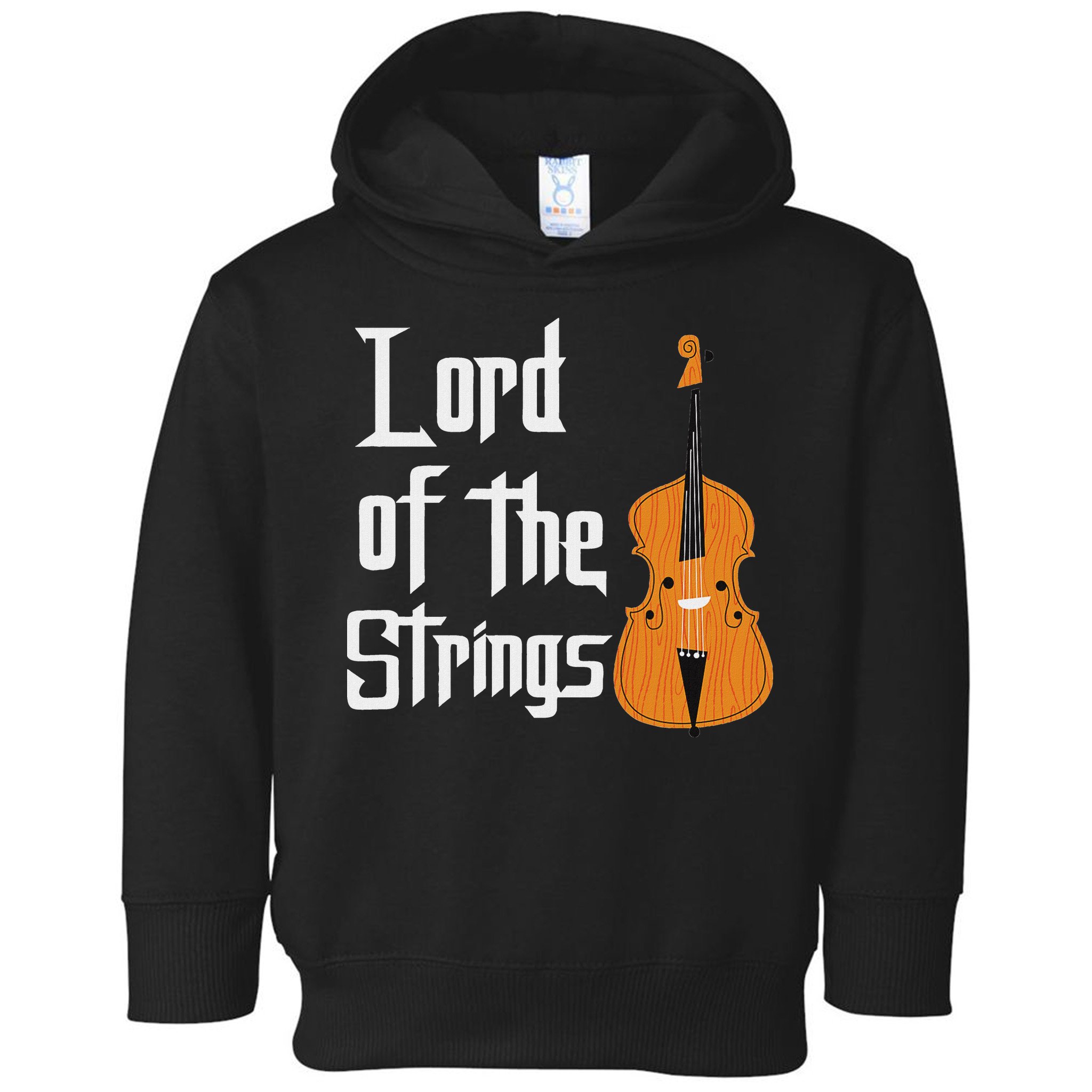 Lord Of The Strings Double Bass Musician Funny Orchestra Toddler Hoodie