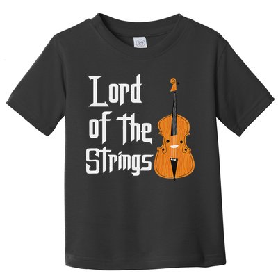 Lord Of The Strings Double Bass Musician Funny Orchestra Toddler T-Shirt