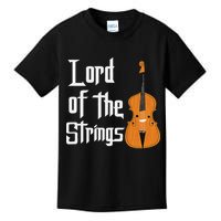Lord Of The Strings Double Bass Musician Funny Orchestra Kids T-Shirt
