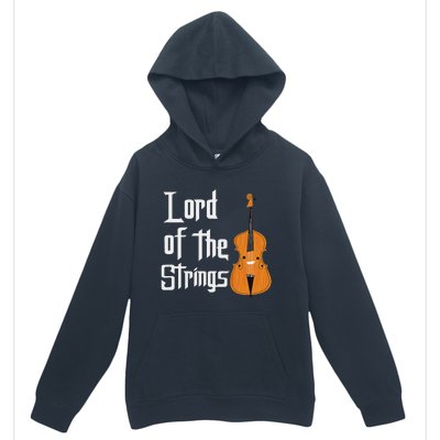 Lord Of The Strings Double Bass Musician Funny Orchestra Urban Pullover Hoodie