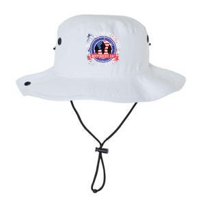 Land Of The Free Because My Dad Is Brave Gift Military Dad Gift Legacy Cool Fit Booney Bucket Hat