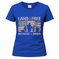 Land Of The Free Because Of The Brave Women's T-Shirt