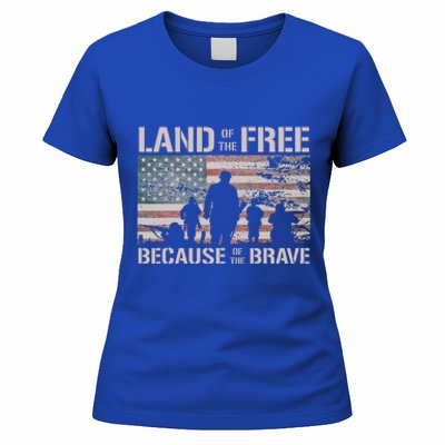 Land Of The Free Because Of The Brave Women's T-Shirt