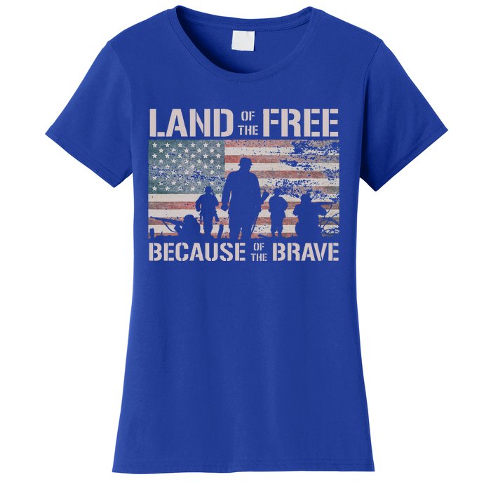 Land Of The Free Because Of The Brave Women's T-Shirt