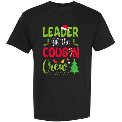 Leader of the Cousin Crew Christmas family Xmas Garment-Dyed Heavyweight T-Shirt