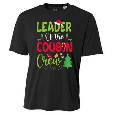 Leader of the Cousin Crew Christmas family Xmas Cooling Performance Crew T-Shirt