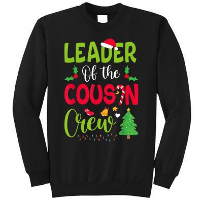 Leader of the Cousin Crew Christmas family Xmas Sweatshirt