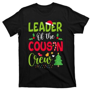 Leader of the Cousin Crew Christmas family Xmas T-Shirt