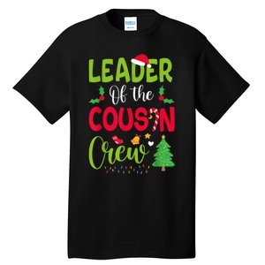 Leader of the Cousin Crew Christmas family Xmas Tall T-Shirt