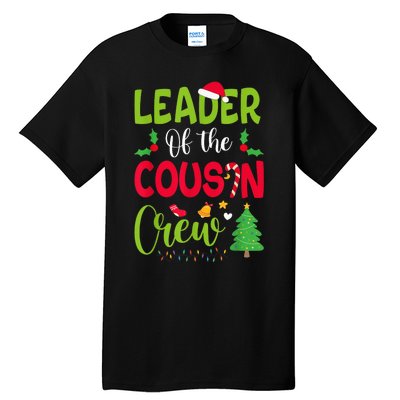 Leader of the Cousin Crew Christmas family Xmas Tall T-Shirt