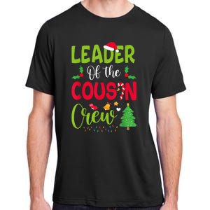 Leader of the Cousin Crew Christmas family Xmas Adult ChromaSoft Performance T-Shirt