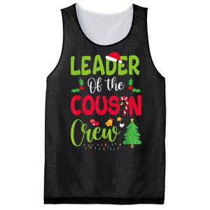 Leader of the Cousin Crew Christmas family Xmas Mesh Reversible Basketball Jersey Tank