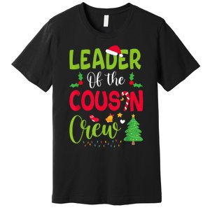 Leader of the Cousin Crew Christmas family Xmas Premium T-Shirt