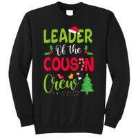 Leader of the Cousin Crew Christmas family Xmas Tall Sweatshirt