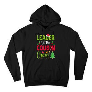 Leader of the Cousin Crew Christmas family Xmas Tall Hoodie