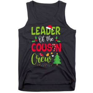 Leader of the Cousin Crew Christmas family Xmas Tank Top