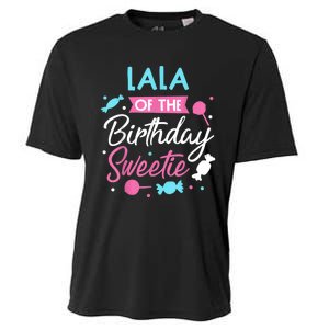 Lala Of The Birthday Sweetie Candy Bday Party Grandma Cooling Performance Crew T-Shirt