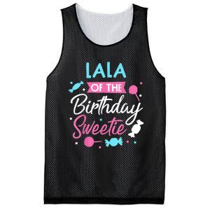 Lala Of The Birthday Sweetie Candy Bday Party Grandma Mesh Reversible Basketball Jersey Tank