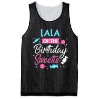 Lala Of The Birthday Sweetie Candy Bday Party Grandma Mesh Reversible Basketball Jersey Tank