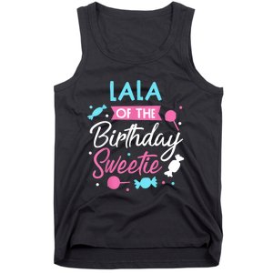 Lala Of The Birthday Sweetie Candy Bday Party Grandma Tank Top