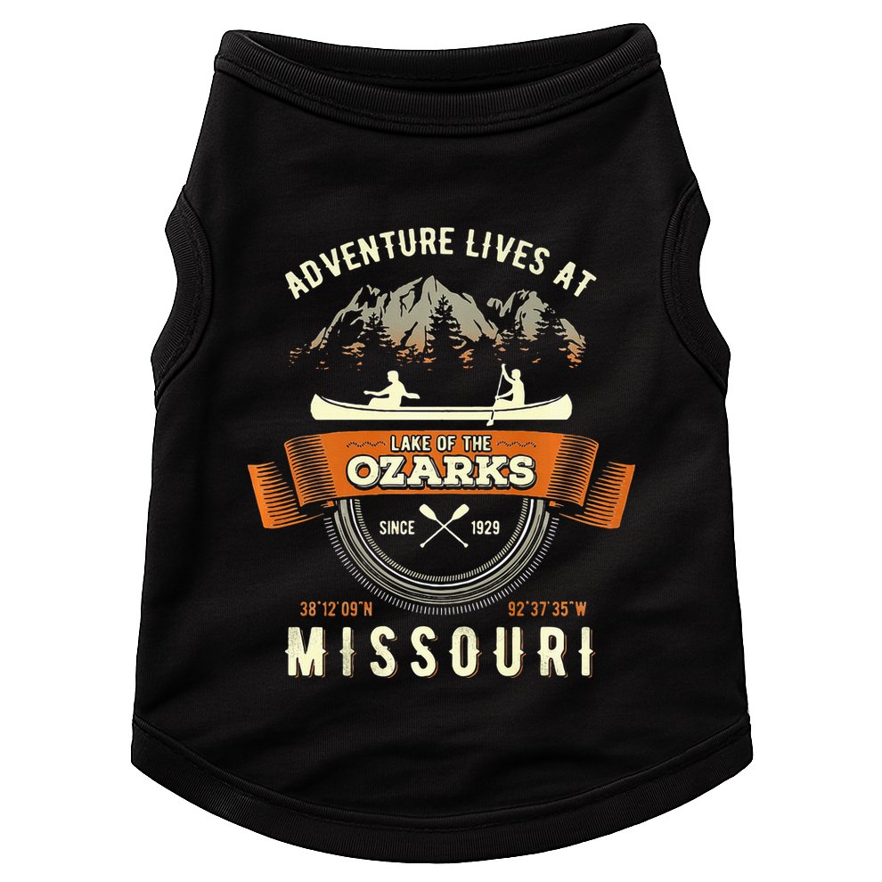 Lake Of The Ozarks Mountain Outdoors Missouri Gift Doggie Tank
