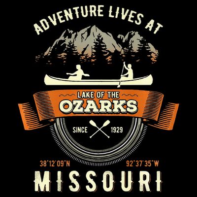 Lake Of The Ozarks Mountain Outdoors Missouri Gift T-Shirt