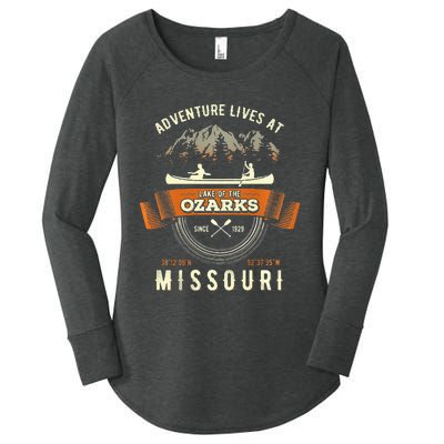 Lake Of The Ozarks Mountain Outdoors Missouri Gift Women's Perfect Tri Tunic Long Sleeve Shirt