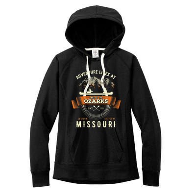 Lake Of The Ozarks Mountain Outdoors Missouri Gift Women's Fleece Hoodie