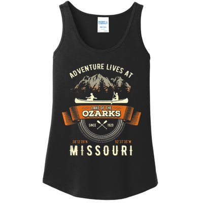 Lake Of The Ozarks Mountain Outdoors Missouri Gift Ladies Essential Tank