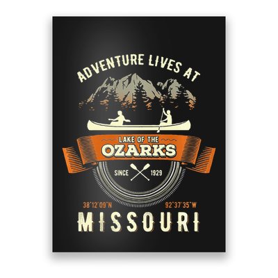 Lake Of The Ozarks Mountain Outdoors Missouri Gift Poster