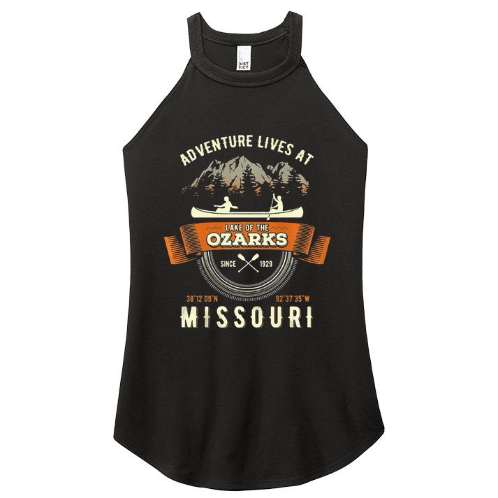 Lake Of The Ozarks Mountain Outdoors Missouri Gift Women's Perfect Tri Rocker Tank