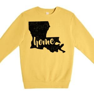 Louisiana Home State Premium Crewneck Sweatshirt