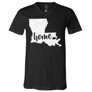 Louisiana Home State V-Neck T-Shirt