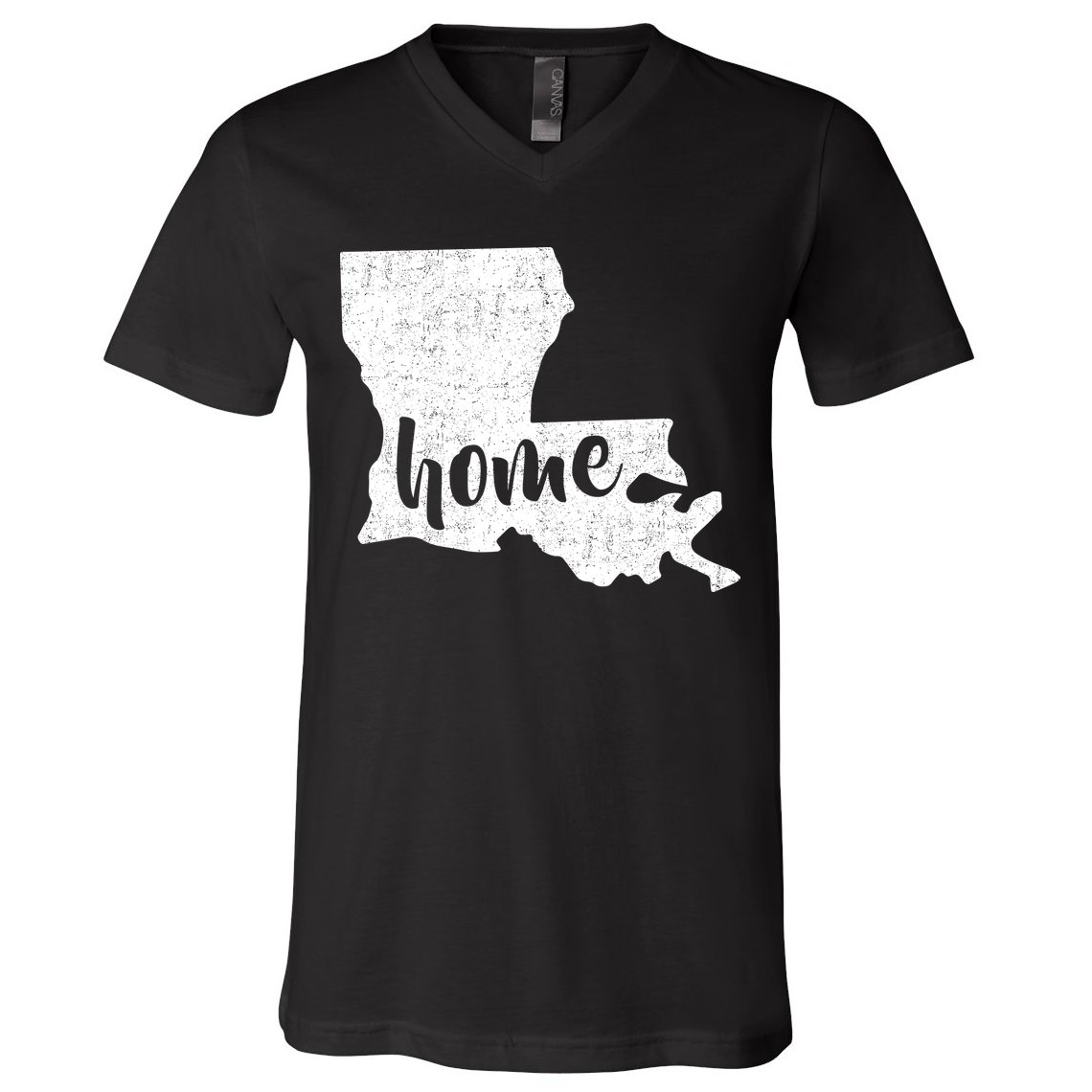 Louisiana Home State V-Neck T-Shirt
