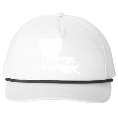 Louisiana Home State Snapback Five-Panel Rope Hat