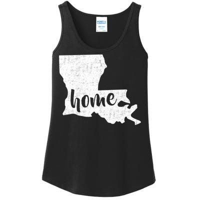 Louisiana Home State Ladies Essential Tank