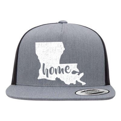 Louisiana Home State Flat Bill Trucker Hat